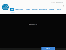 Tablet Screenshot of luxautodetailing.com